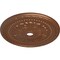 Ekena Millwork Palmetto Ceiling Medallion (Canopies up to 7 5/8"), 31 1/2"OD x 3 5/8"ID x 1 3/4"P, Polished Copper CM31PMPOS - alternate 4
